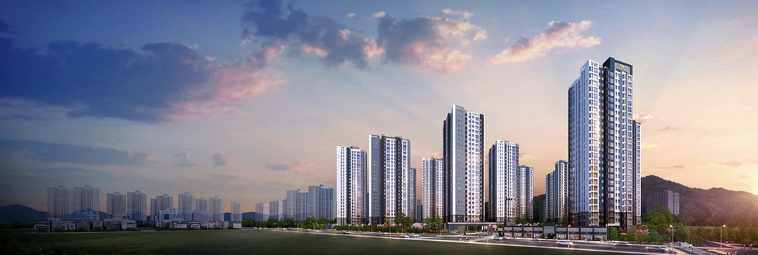 인천 영종도 대성베르힐 조감도