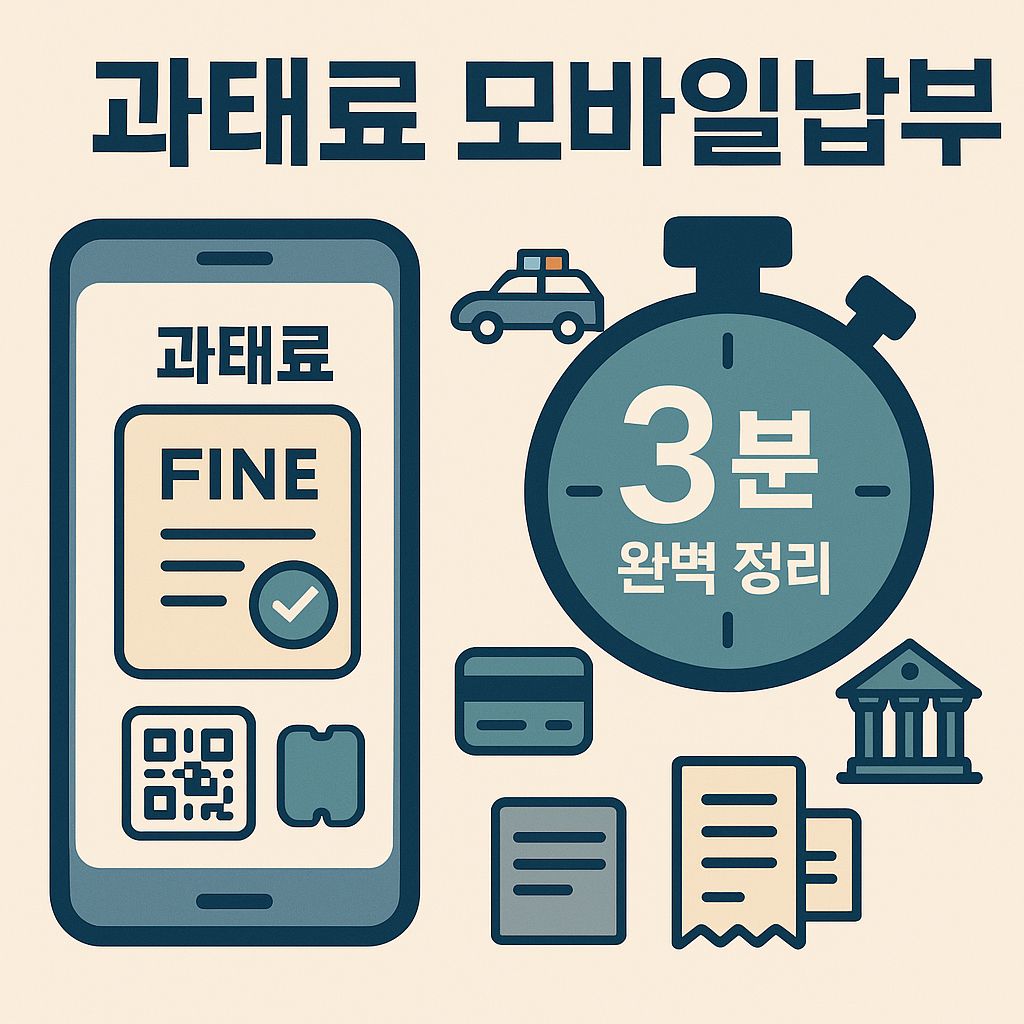 과태료 모바일납부 3분 완벽 정리