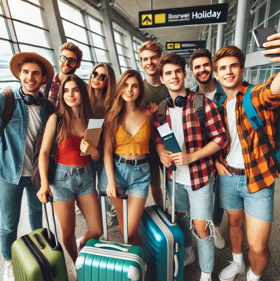 20대 청년들이 워킹홀리데이 가는 이미지