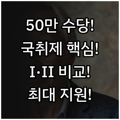 월 50만원 수당 국민취업지원제도 Ⅰ..