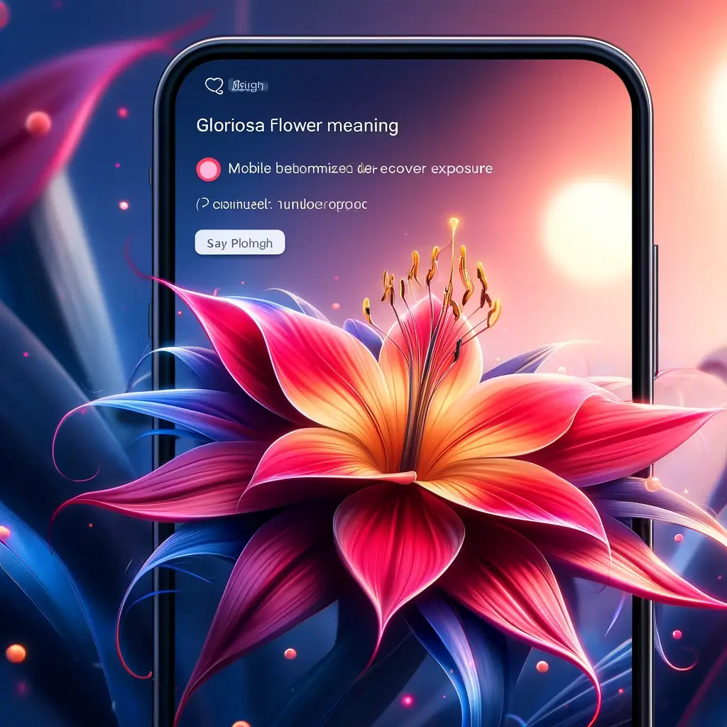 글로리오사 꽃말