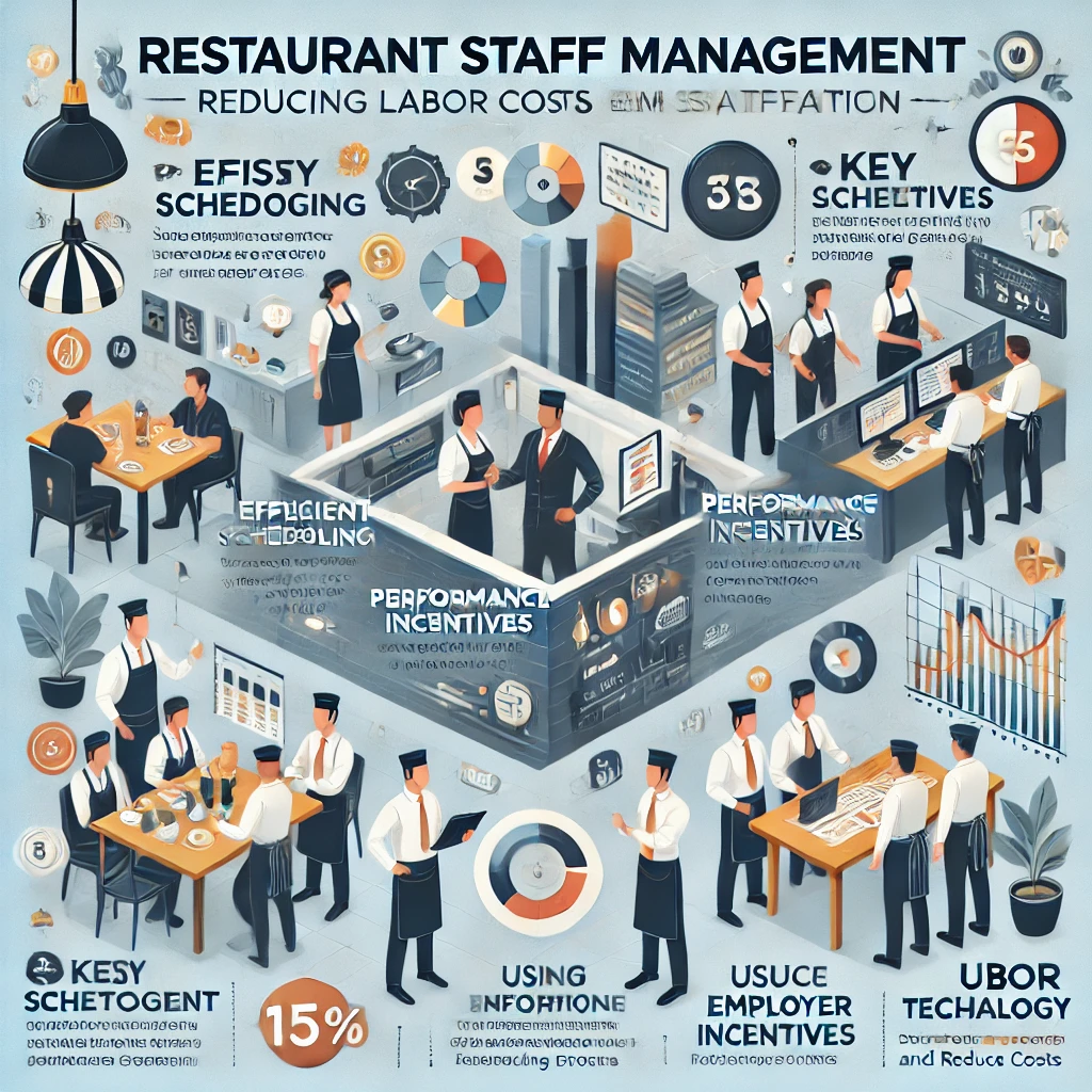 외식업 직원 관리, 인건비 절감하면서 만족도 높이는 팁 에 관련된 이미지