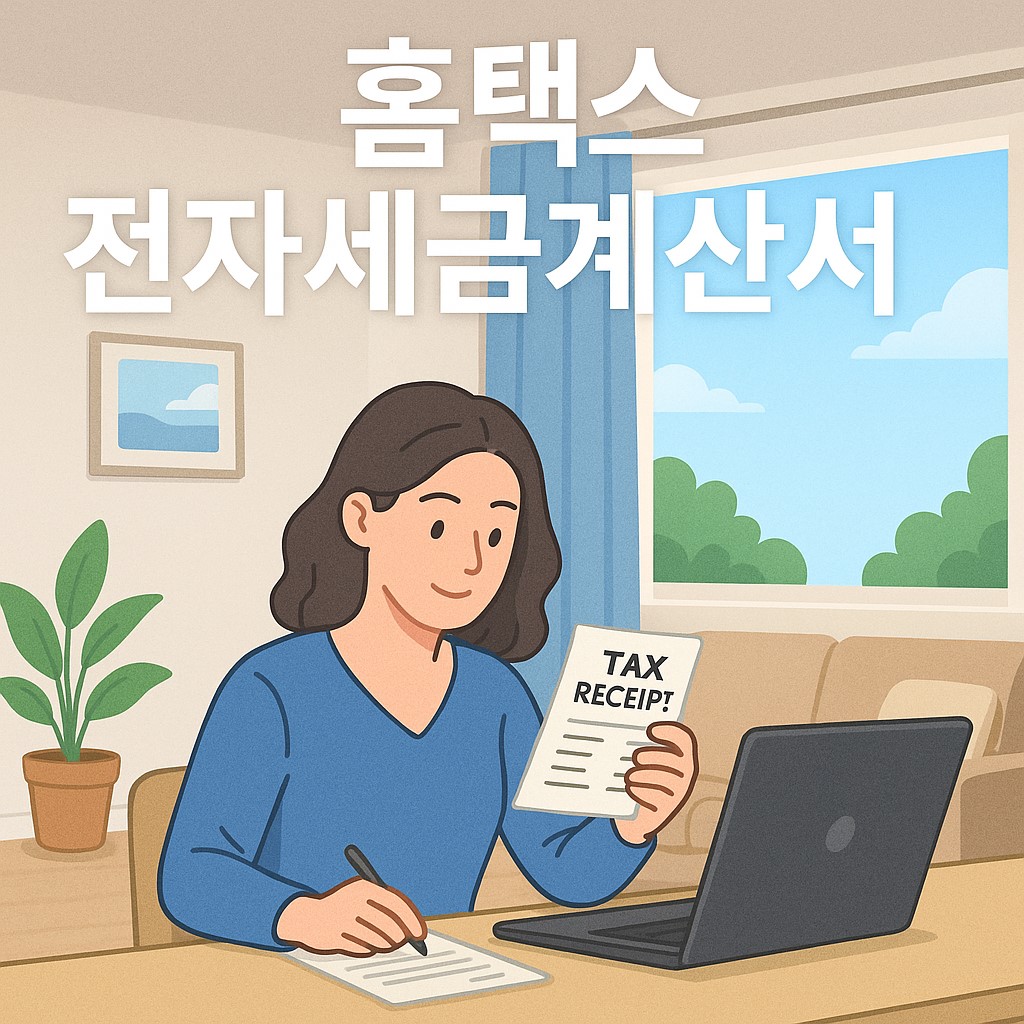 홈택스 전자세금계산서
