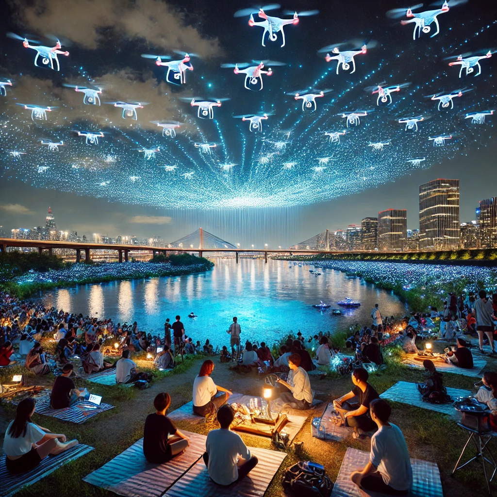 한강 드론 라이트쇼