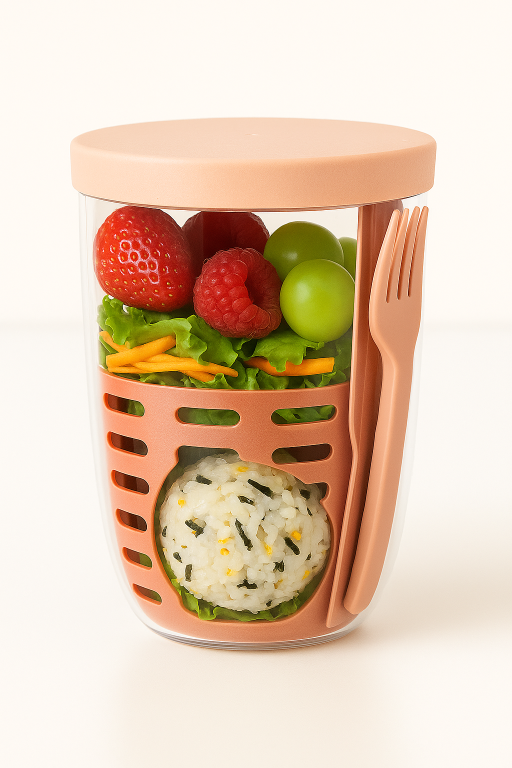 니프리 다이어트 1단 도시락 런치팟 포크 세트 – 간편함과 휴대성을 한 번에