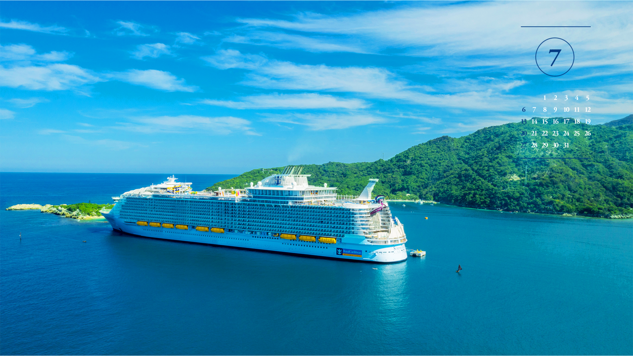 01 로얄캐리비안크루즈 A - 2025년7월 노트북배경화면
