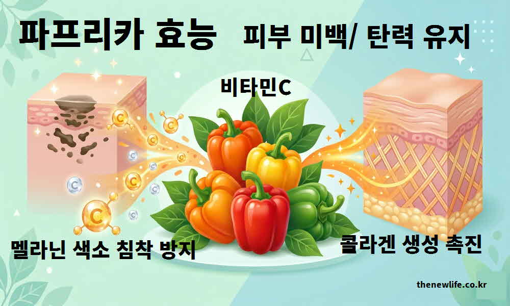 파프리카 효능 피부 미백 탄력 유지