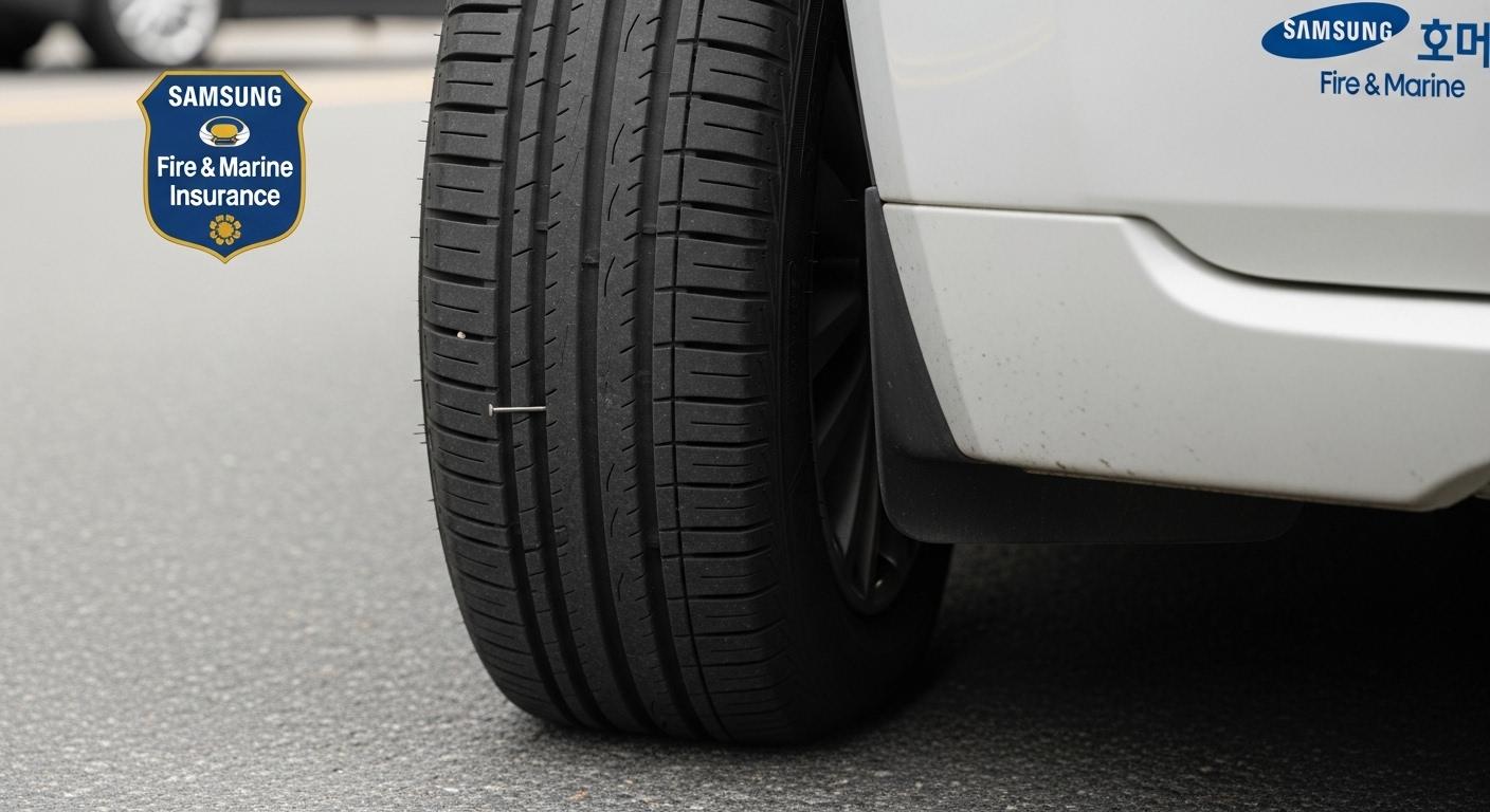 삼성화재 자동차보험 타이어 펑크