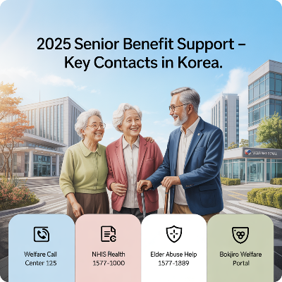 65세 이상 노인(고령자) 혜택 지원금 이미지