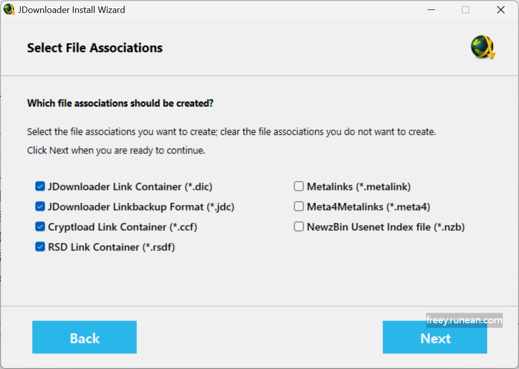 제이다운로더(JDownloader) 설치 화면