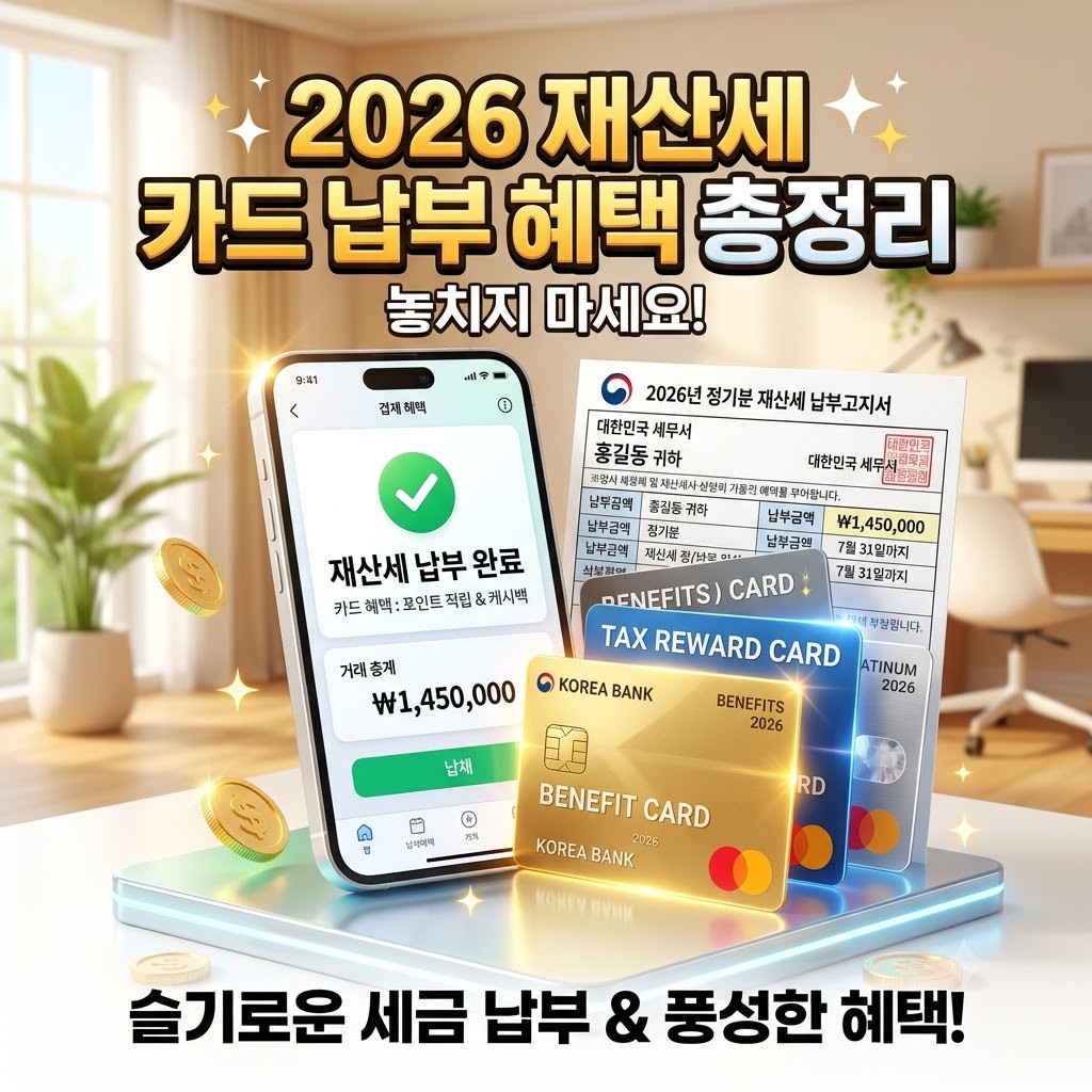 2026년 7월 재산세 카드사 혜택 총정리