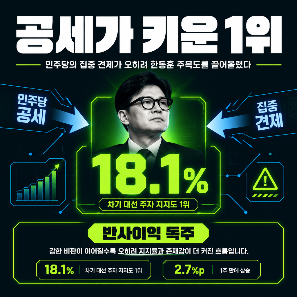 공세가 키운 1위