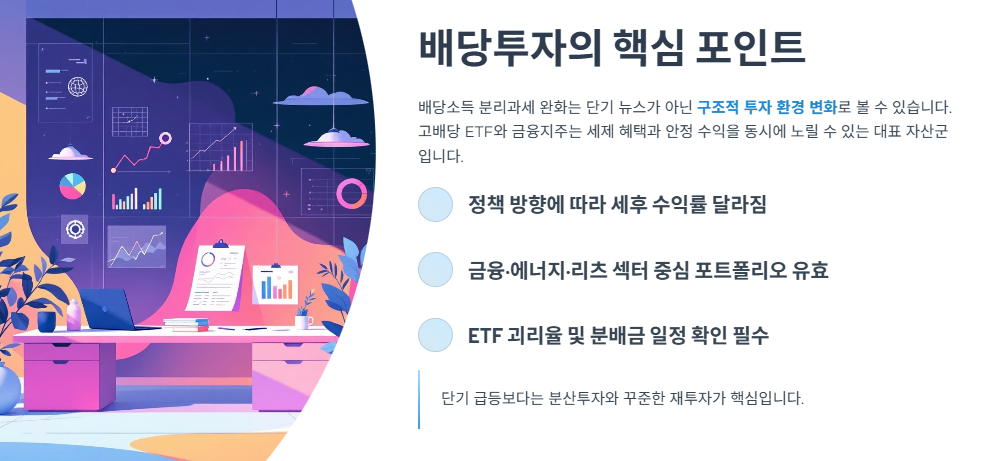 배당투자의 핵심 포인트