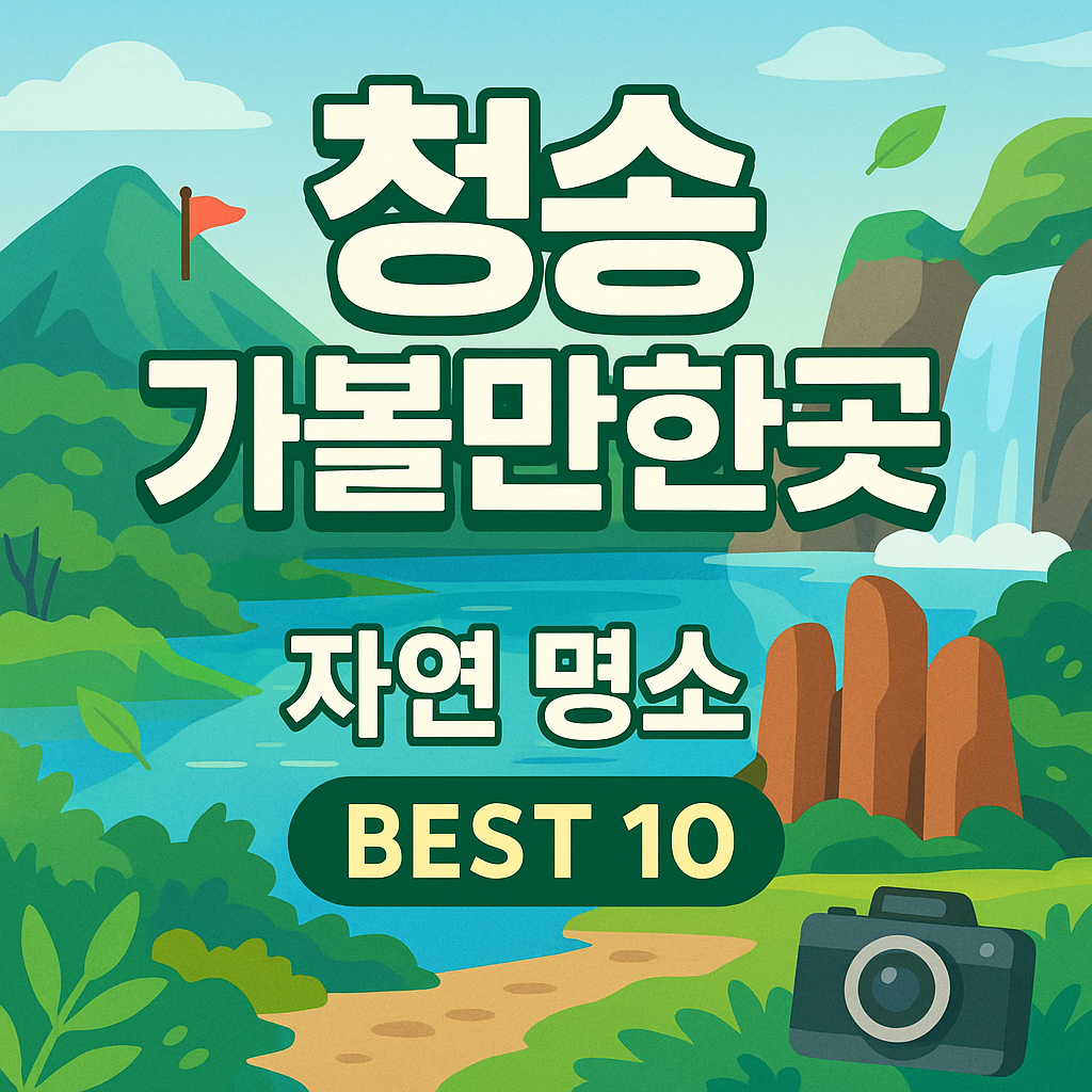 청송 가볼만한곳 베스트10