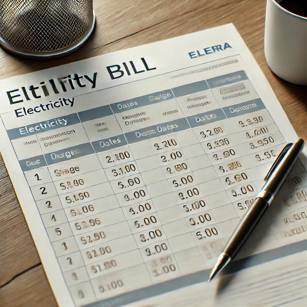 전기요금 납부내역서