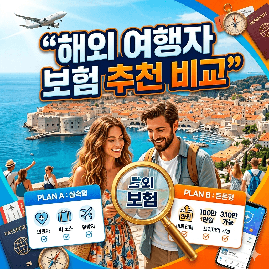 해외 여행자 보험 추천 비교