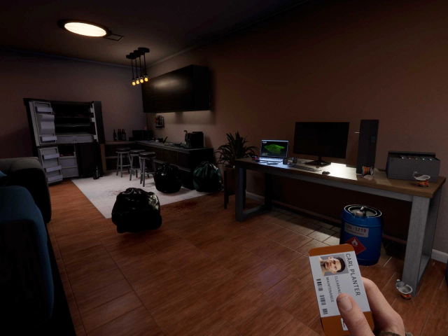 관리자 키카드 모습