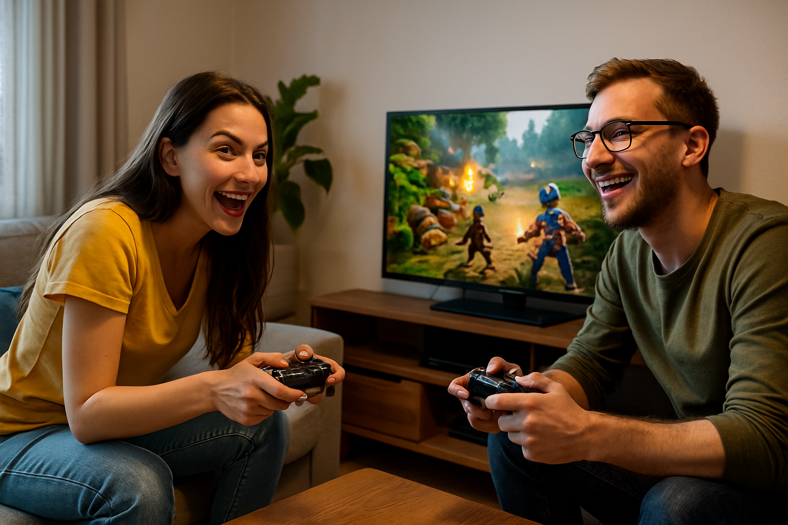 함께 온라인게임하는 즐거움