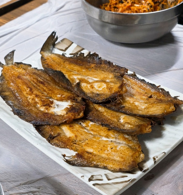 속초-이선장네-남매-가자미튀김