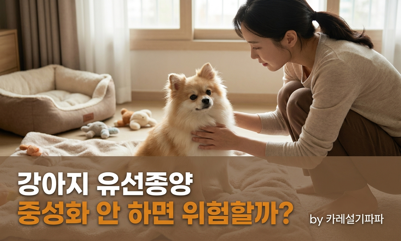 포메 강아지와 반려인