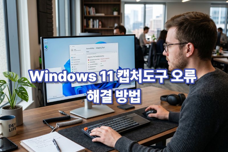 윈도우11 캡처도구 오류 대표 이미지