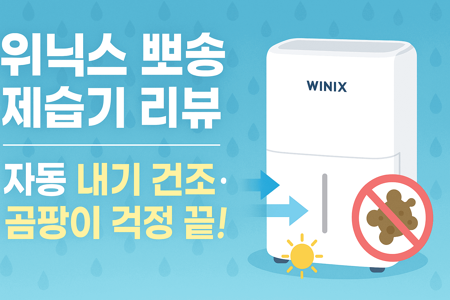 위닉스 제습기 리류