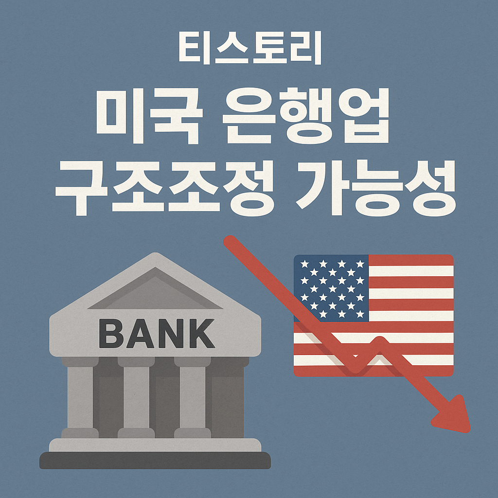 미국 은행업 구조조정 가능성