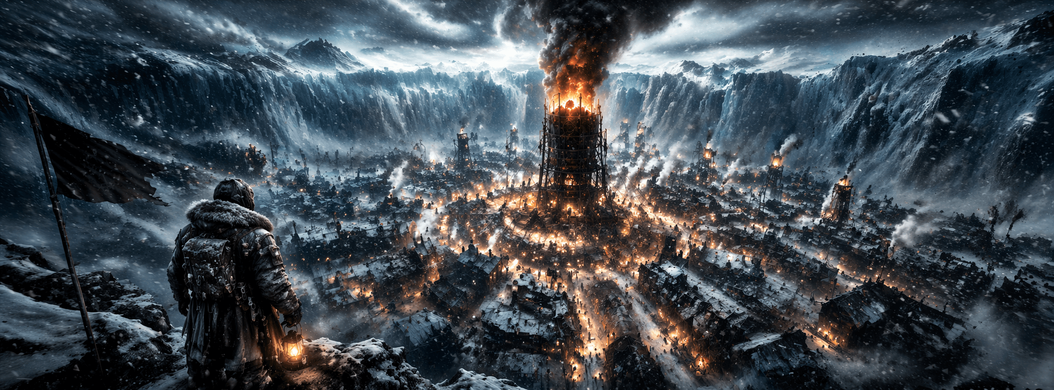 프로스트펑크 전경