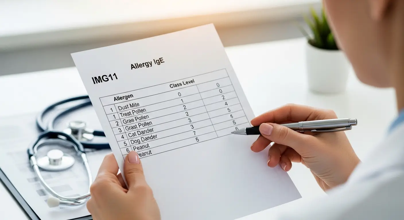 알레르기 검사 혈액 IgE 채혈 과정