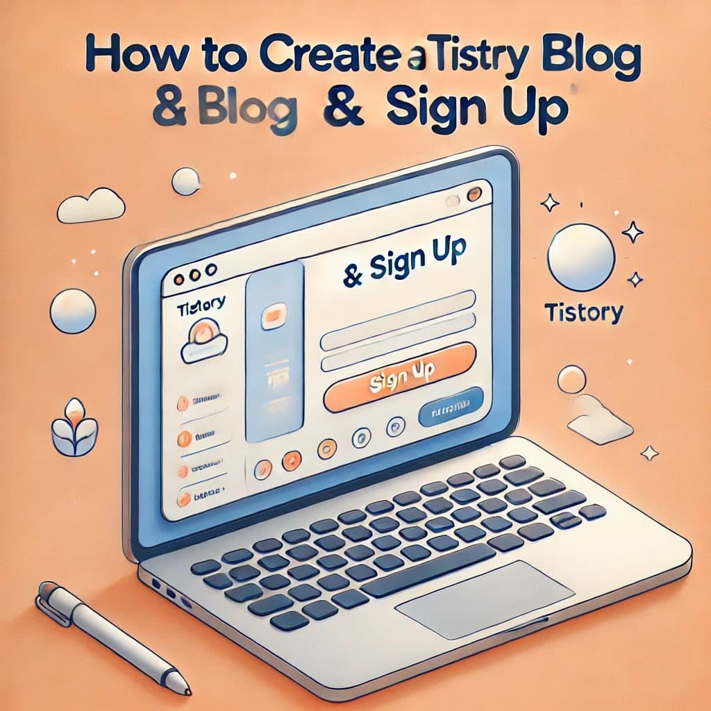 티스토리 회원가입 &amp; 블로그 개설 방법