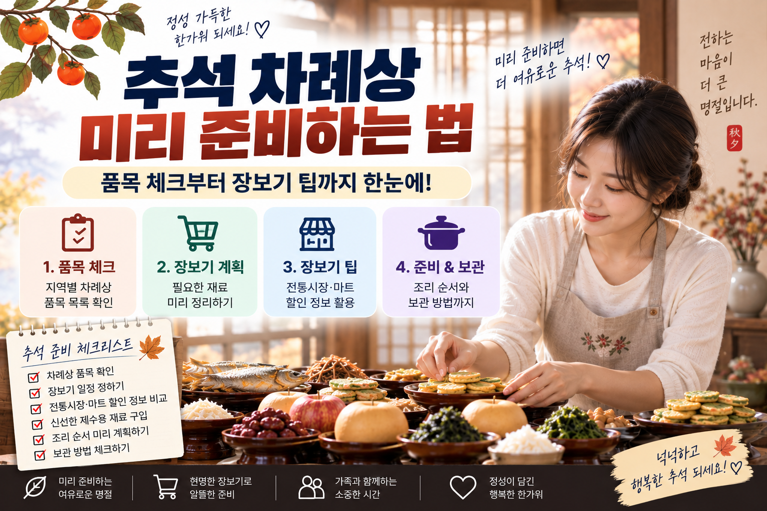 2026 추석 차례상 준비 가이드