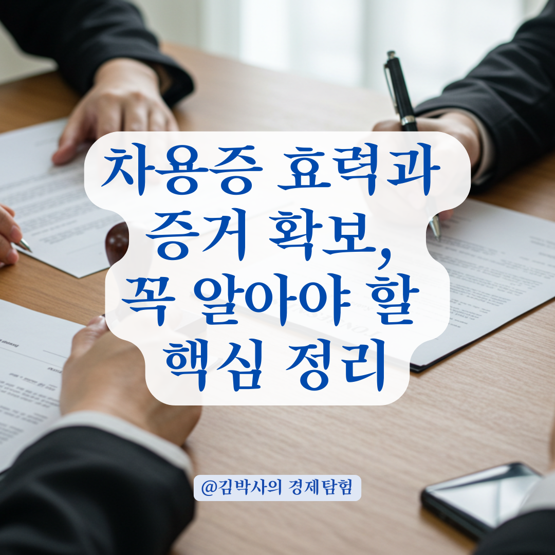 혼자 작성한 차용증도 법적 효력 있을까? 증거 확보 방법까지 총정리.