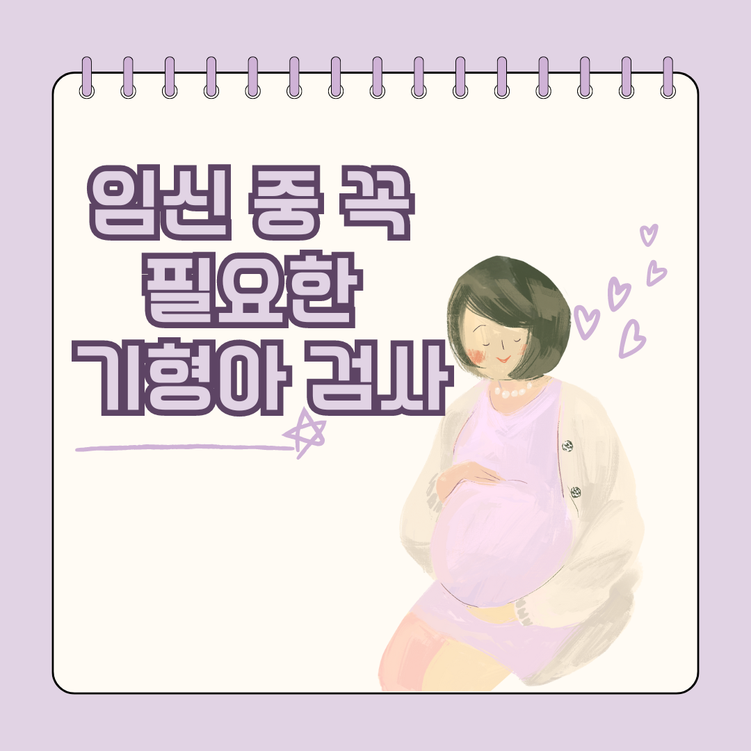 임신 중 꼭 필요한 기형아 검사에 대한 모든 것
