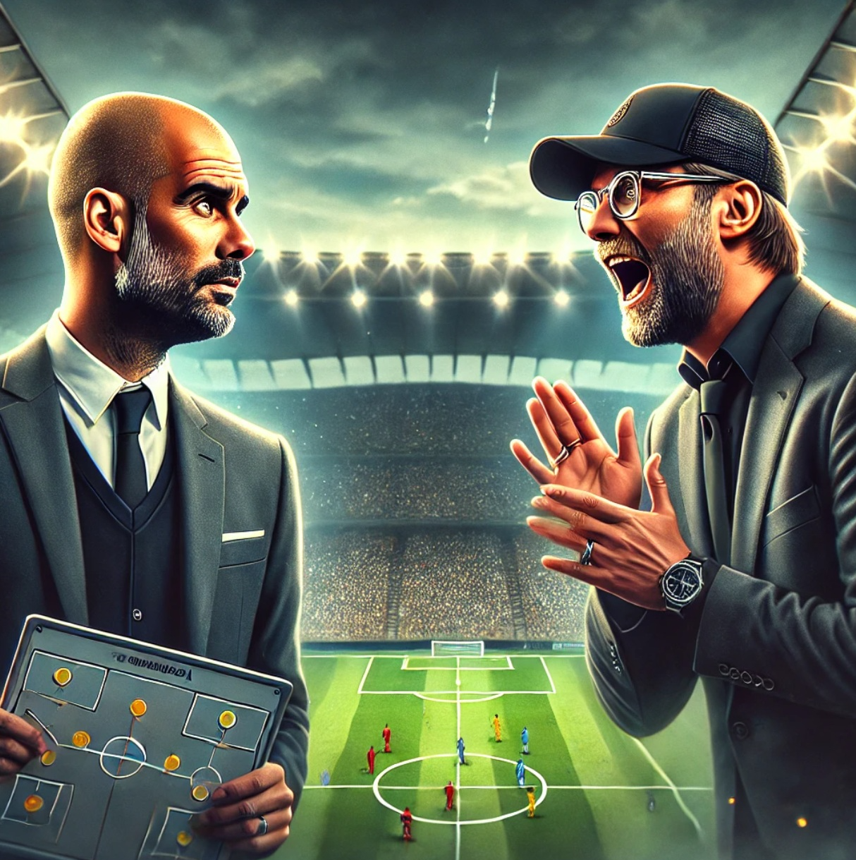 펩 과르디올라와 위르겐 클롭 관련 사진