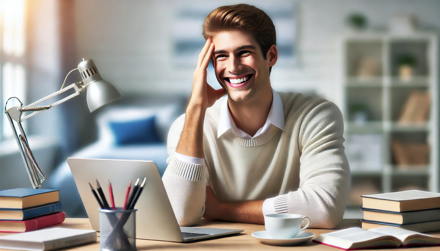 인간이 스트레스 없이 행복한 모습