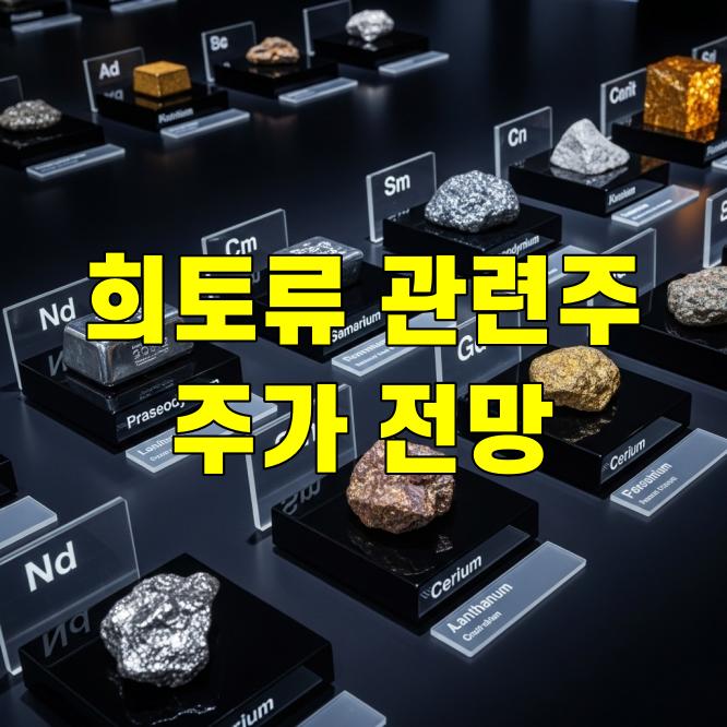 희토류 관련주 전망, 중국 수출 통제 속 국내 기업 주가 상승 이유