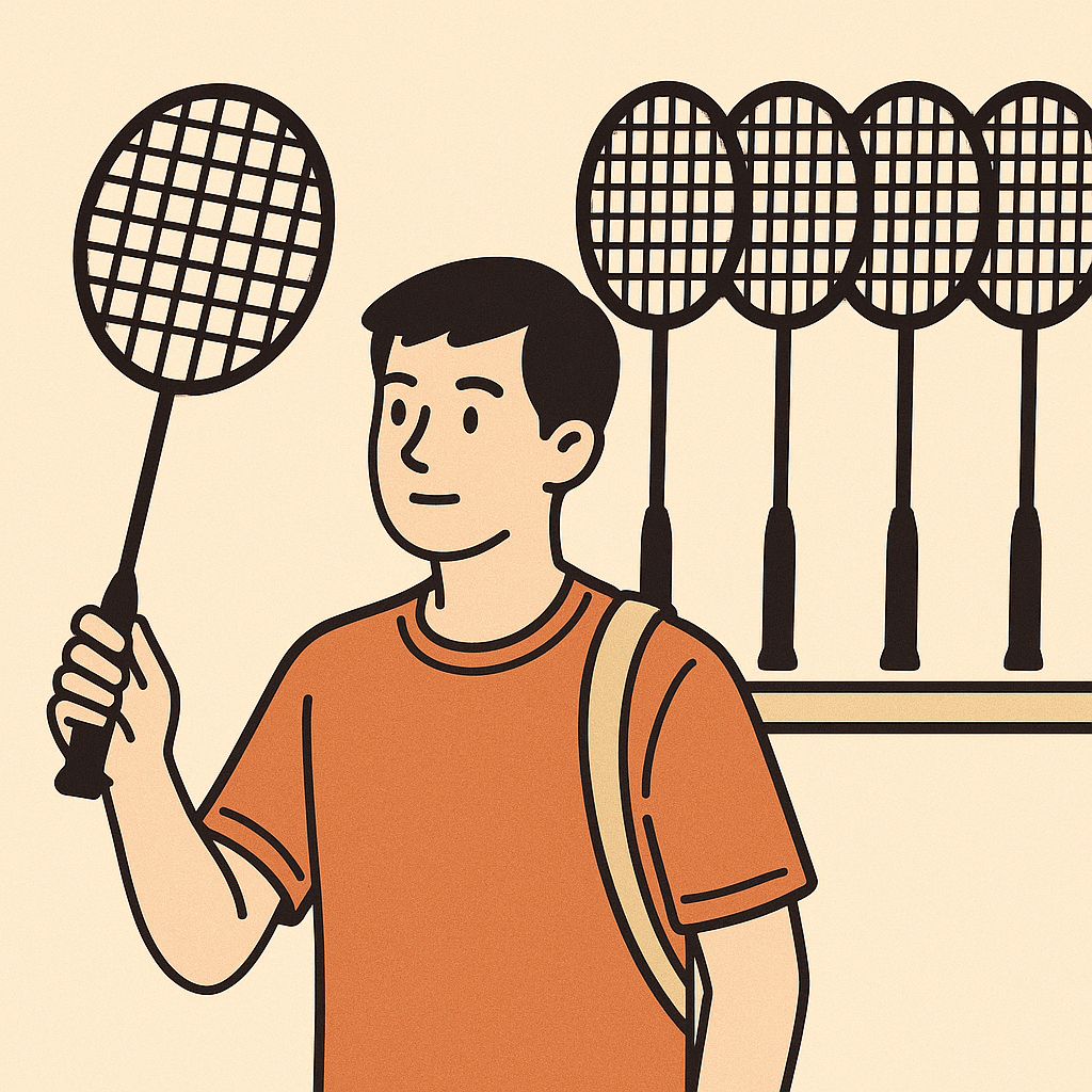 배드민턴 라켓 선택 이미지