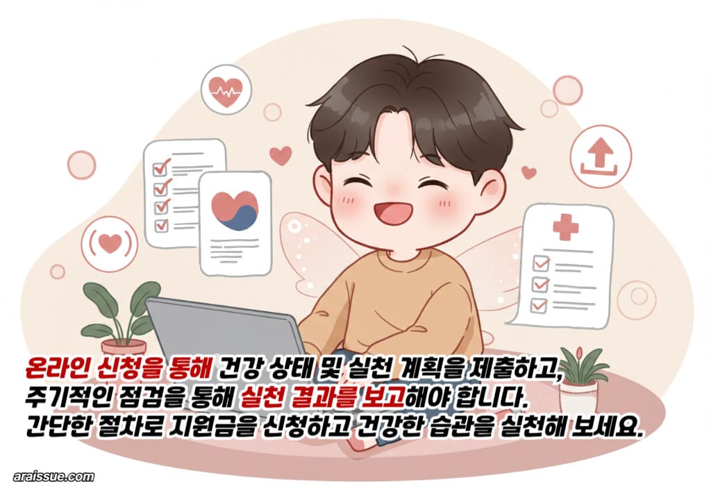 정부는 운동, 식습관 개선, 금연, 음주 절제 등 건강한 생활 습관을 실천하는 사람들에게 지원금을 제공합니다.