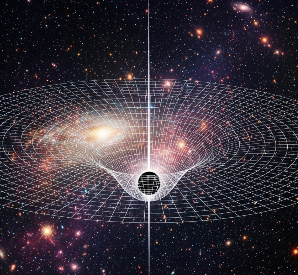 시공간이 휘어진다