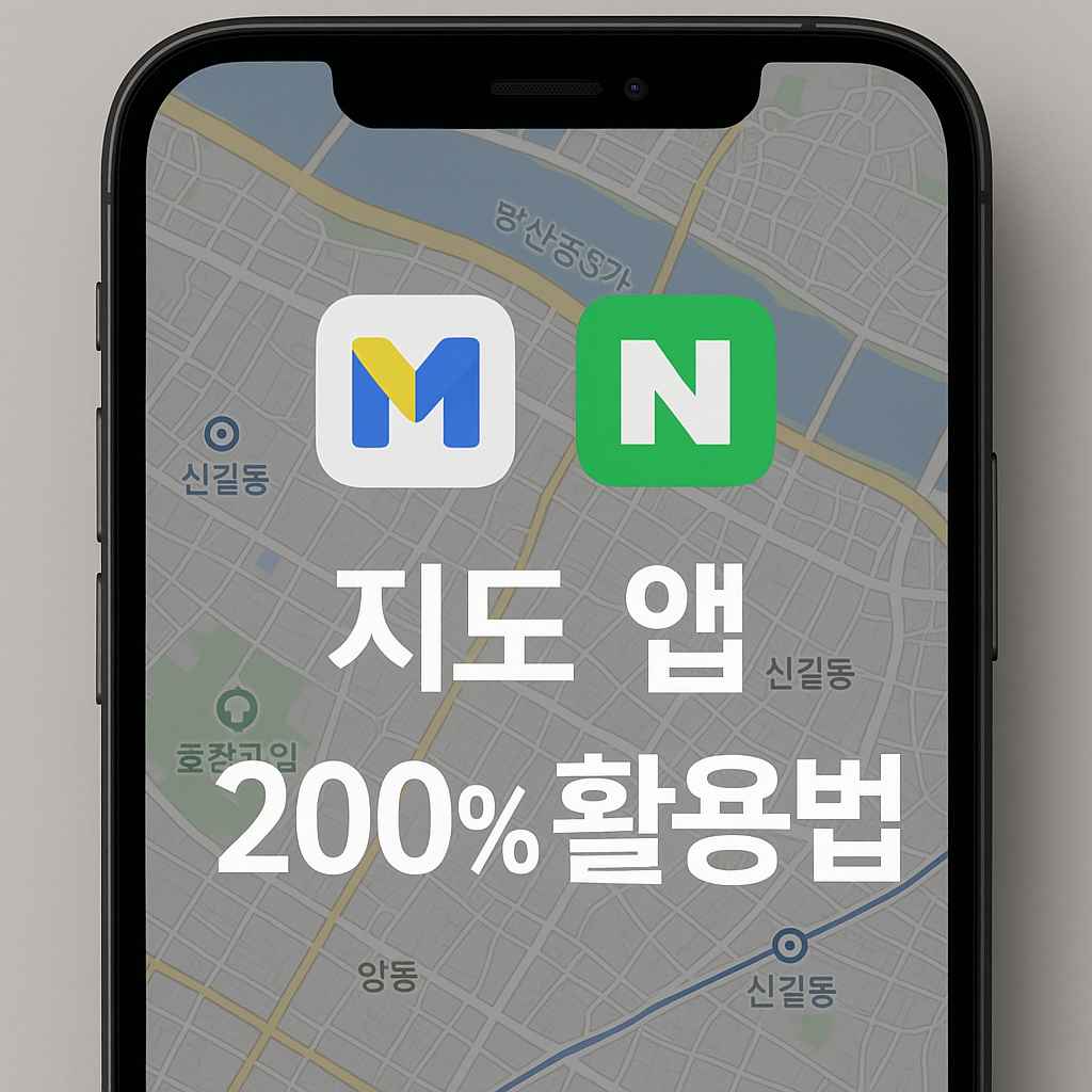 카카오맵·네이버지도 숨은 기능 10가지! 이렇게 쓰면 신세계 열립니다 🚀