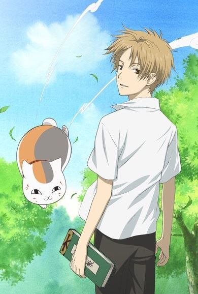 주인공 나츠메와 야옹 선생