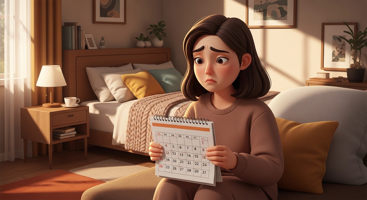 질염, 생리지연