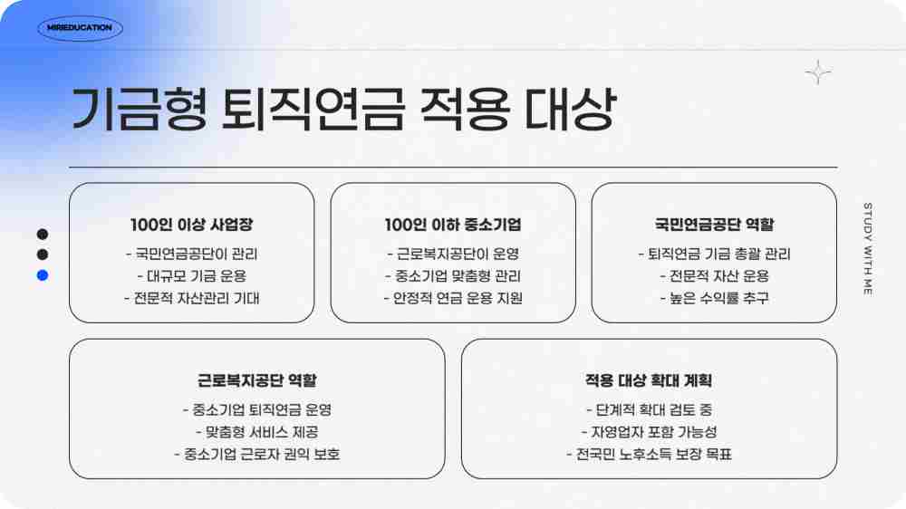 기금형 퇴직연금 뜻