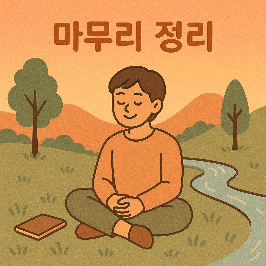글의 마무리