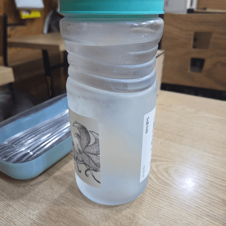 수유시장 맛집 영경네 테이블 구성