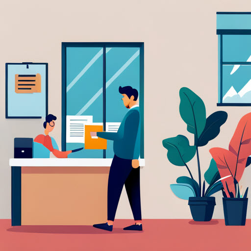 통장을 제출하는 이미지