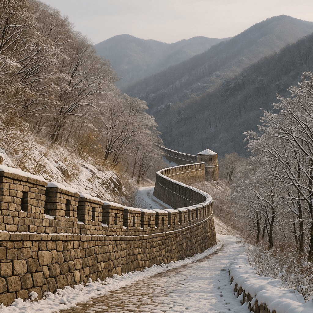 12월 칠곡 가산산성 겨울 풍경에서 만나는 고요한 산길과 성곽이 들려주는 역사적 울림