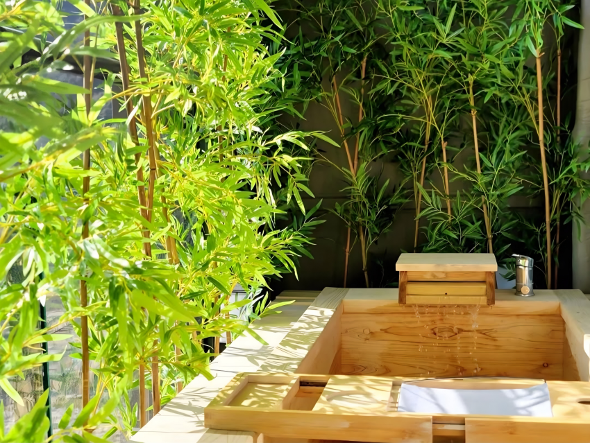 켄싱턴리조트 스파룸 히노끼탕