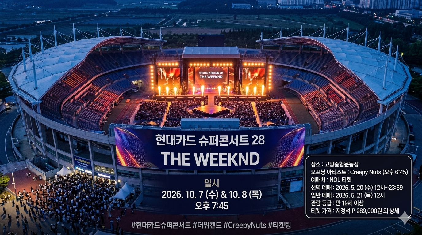 [실전] 현대카드 슈퍼콘서트 선예매 성공 전략: 0.1초 차이 만드는 티켓팅 성공 꿀팁 관련사진