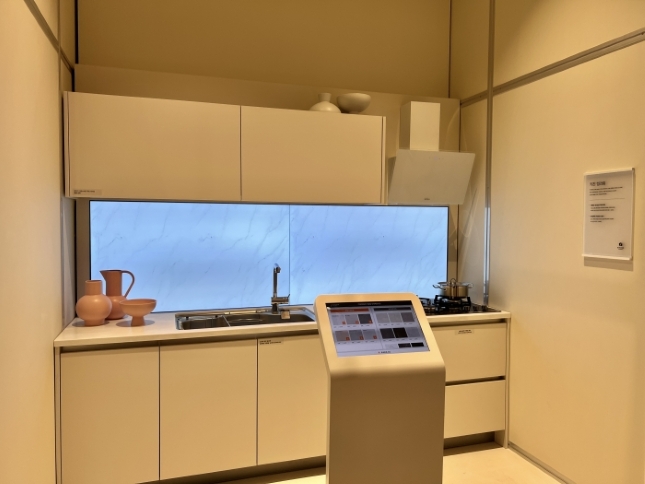 한샘 디자인파크 송파점 지하 1층 내 '키친 컬러링'